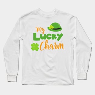 Saint Patrick's Day, Leprechaun Hat, Lucky Charm Long Sleeve T-Shirt